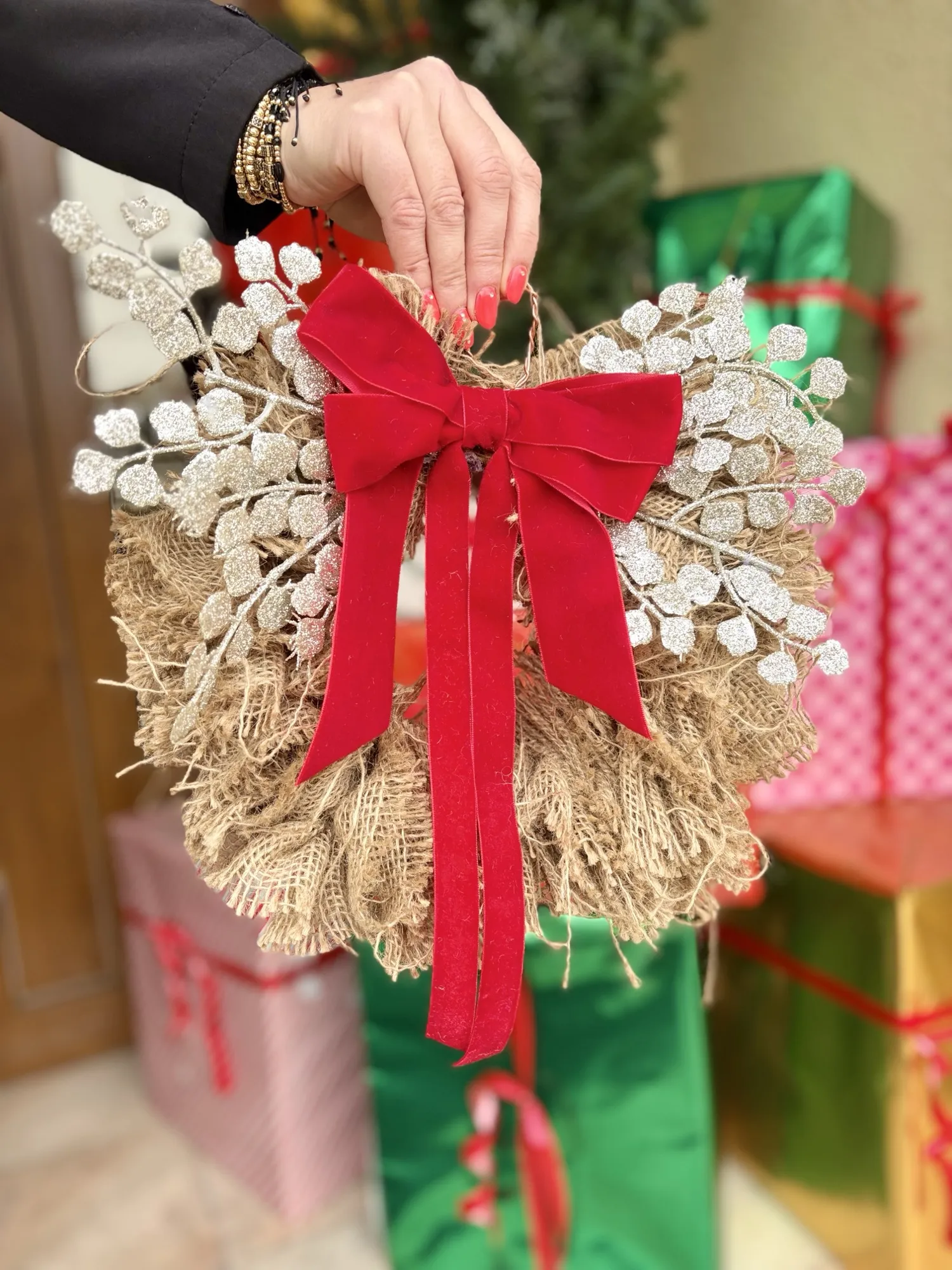Decor de Crăciun din lemn gravat, ornament personalizat