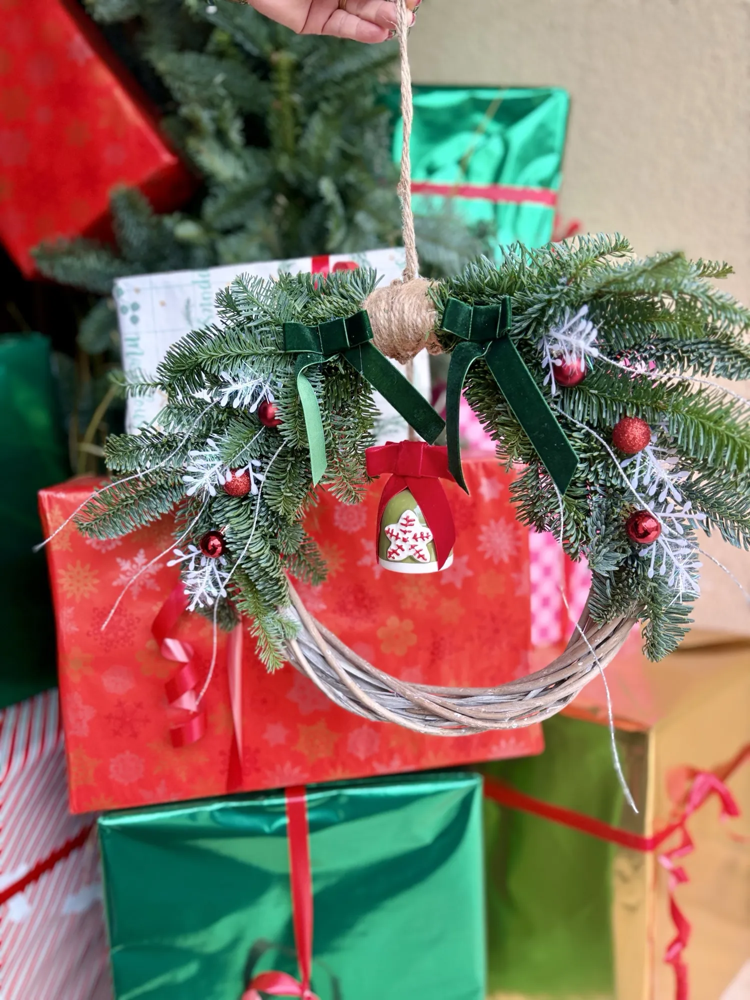 Decor de Crăciun din lemn gravat, ornament personalizat